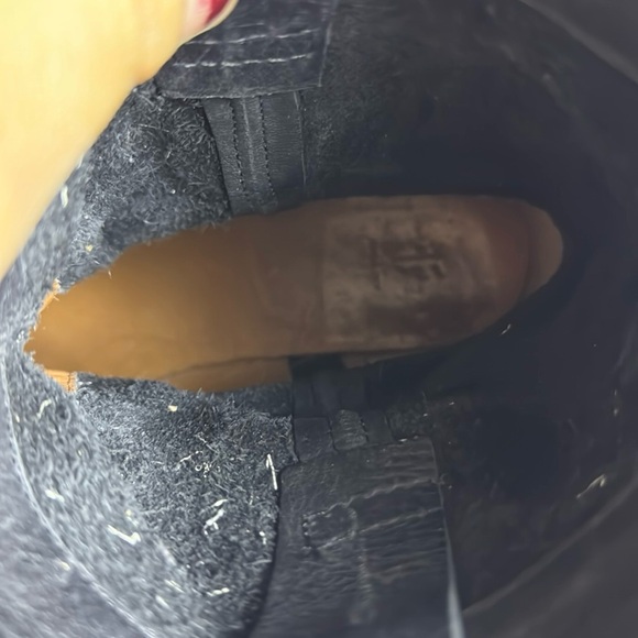 Frye Shoes Frye Cara Roper Black Leather Size 9.5 - Picture 9 of 13